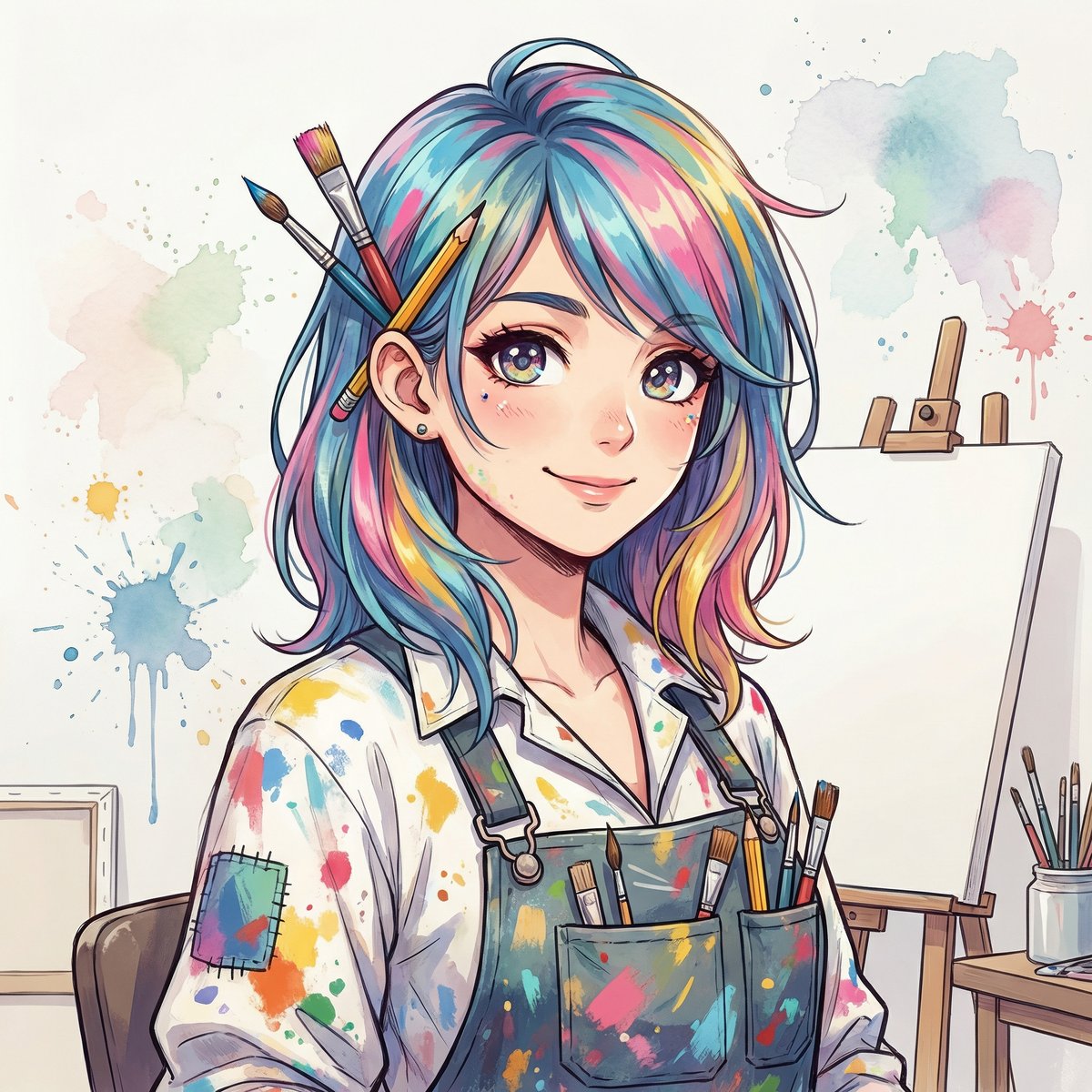 51吃瓜动漫原画师林彩绘